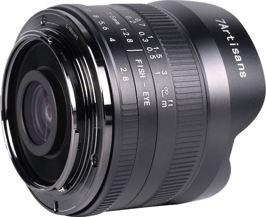 7artisans Crop Kameraobjektiv Photoelectric 7.5mm F/2.8 Mark II Fisheye / Weitwinkel für Nikon Z Mount Black