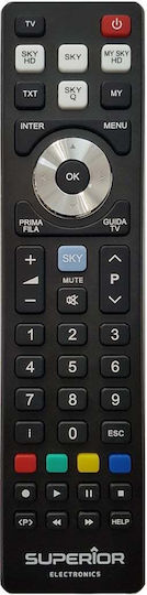 Superior Electronics Universal Τηλεχειριστήριο SUPTRB027 για Ψηφιακούς Δέκτες