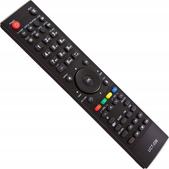 Hq Lxp036 Tv Remote Control Thomson Uct036 Black