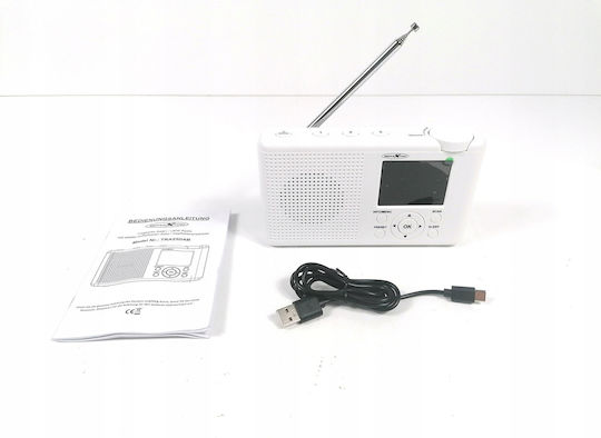 Reflexion TRA23DAB Portable Radio Rechargeable DAB+ White