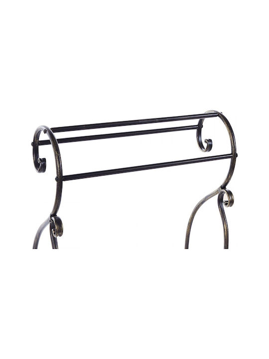 Beliani Freistehender Kleiderständer Badezimmer Einzeln ​49x91cm Schwarz