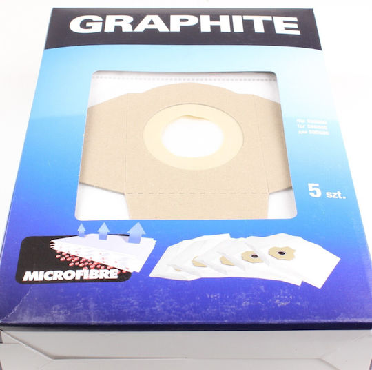 Graphite Торби за прахосмукачка 5бр Универсална