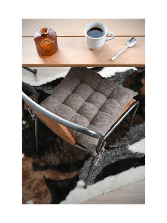 Chair Cushion 38x38+5 S-f Dandy Taupe Cud567003gal 38x38+5