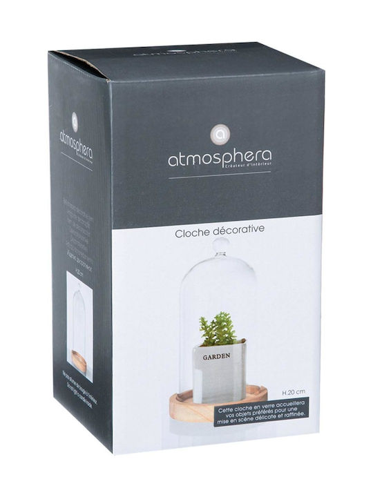 Atmosphera Διακοσμητικό Χώρου Καμπάνα από Γυαλί 11x11x19cm Atmosphera Διακοσμητικό Χώρου Καμπάνα από Γυαλί 11x11x19cm