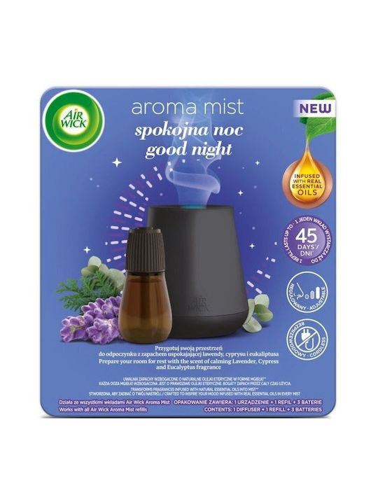 Airwick Led Aromatherapy Device Essential Mist with Timer Pink