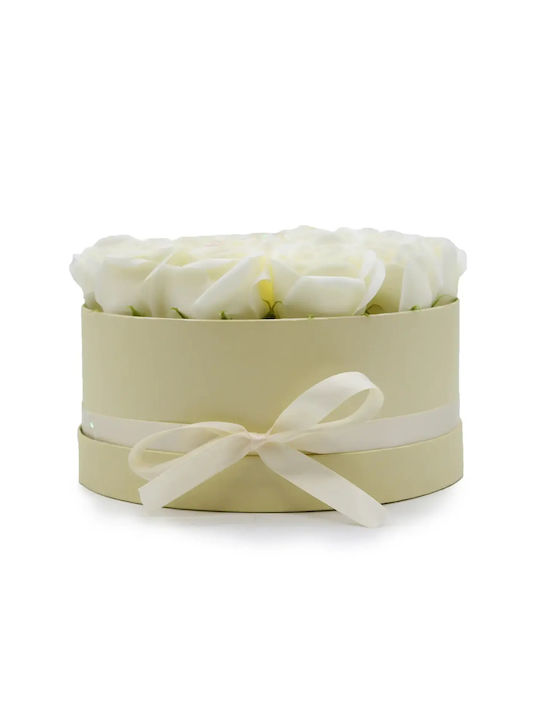 Bouquet Cream Round Soap Roses