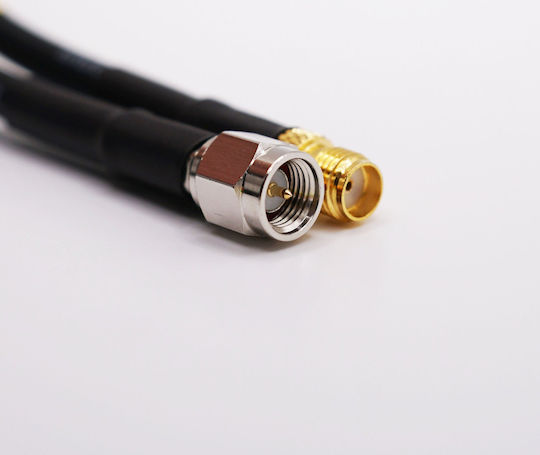 Panorama Antennas Cable CS29 5m SMA Plug to SMA Jack Yellow 2G 3G 4G Labels