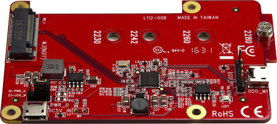 StarTech USB to M.2 SATA Converter for Raspberry Pi and Development Boards PIB2M21