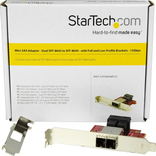 StarTech Αντάπτορας Μαύρο (SFF86448PLT2)