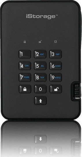 iStorage IS-DA-256-2000 USB 3.0 / Wi-Fi Εξωτερικός HDD 2TB 3.5" Μαύρο