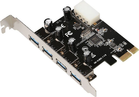 Microconnect PCIe Карта с 4 USB 3.0 Порта