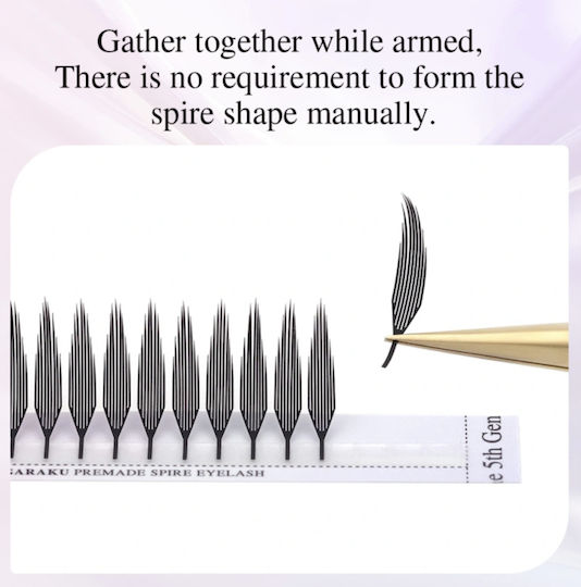 Nagaraku Premad Wings Spire Lash 0.07c Mix 8-15mm