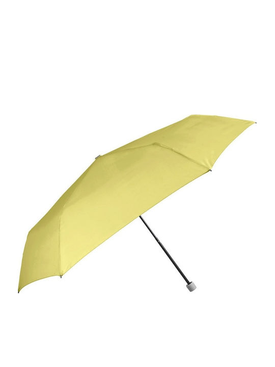 Rain Windproof Umbrella Compact Yellow