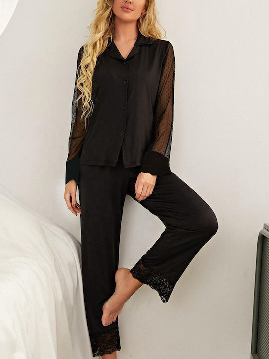 Cootaiya Winter Women's Pyjama Set Black