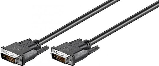 Goobay 5m DVI-D male to DVI-D male Cable Black (68084)