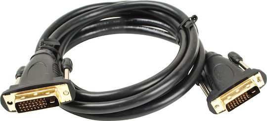PremiumCord Cable DVI-D male - DVI-D male 10m Μαύρο (KPDVI2-10)