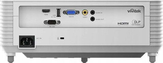 Vivitek Mini Projector LCD Λάμπας LED με Ενσωματωμένα Ηχεία