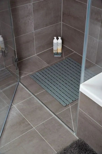 Wenko Shower Non-slip with Suction Cups Gray 54x54εκ.