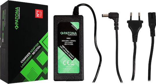 Patona Universal Laptop Charger 65W 20V 25A without Power Cable