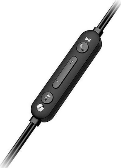 Genius HS-220U AI On Ear Căști Multimedia cu microfon și conexiune USB-A / USB-C