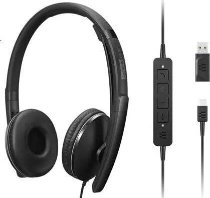 Lenovo Wired ANC Headset Gen 2 On Ear Căști Multimedia cu microfon