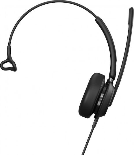 Epos Impact 730T Auf dem Ohr Multimedia-Headsets mit Mikrofon und Verbindung USB-A / USB-C in Schwarz Farbe