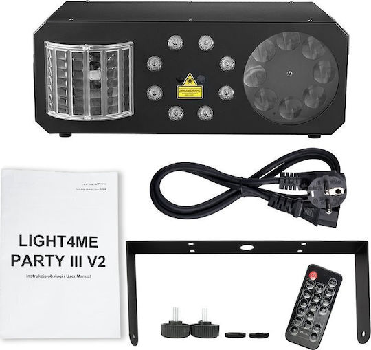 Light4me Moving Light Wash LED DMX RGBW / Red / Blue / Green / Yellow