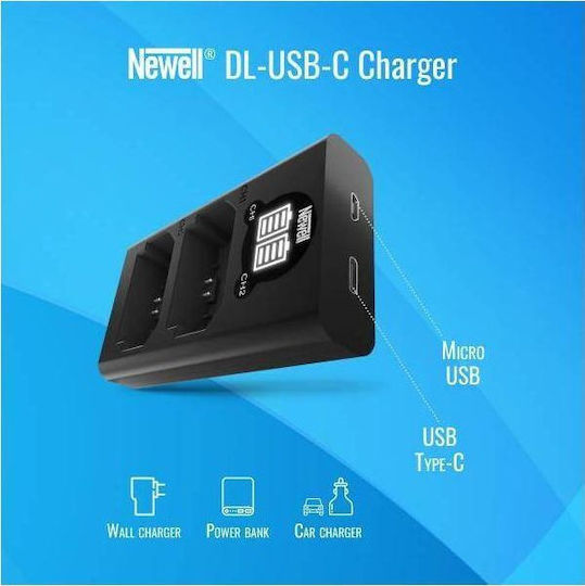 Newell N-CHG-DL-USB-C-AHDBT-901 Charger for GoPro