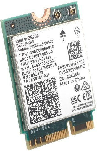 Intel M.2 Ασύρματη Κάρτα Δικτύου Wi‑Fi 7 PCI-e