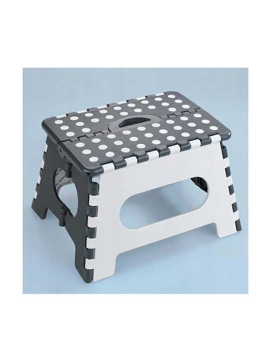 Plastic Outdoor Stool Secura Grey 35x27x22cm