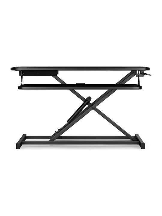 SENSE7 Επέκταση Γραφείου σε Μαύρο Χρώμα 81x40cm