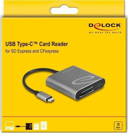 Delock Usb Type C Card Reader Sd Express Cfexpress Delock 91000