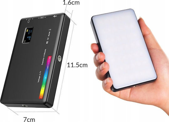 Apexel RGB Lumină Inelară 3cm