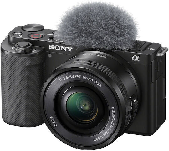 Sony ZV-E10 Mirrorless Camera Kit (E PZ 16-50mm F3.5-5.6 OSS II) Black