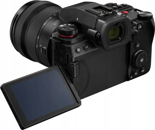 Panasonic Lumix S5M2 Mirrorless Φωτογραφική Μηχανή Kit (Lumix S 20-60mm F/3.5-5.6 + S 50mm F/1.8) Μαύρη
