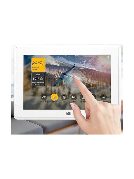 Kodak RWF108 Digital Photo Frame with Touch Screen 10" Resolution 1280x800 with WiFi Pink