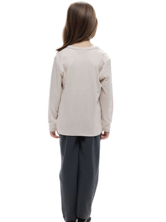 Galaxy Kids' Pajamas Winter Ecru