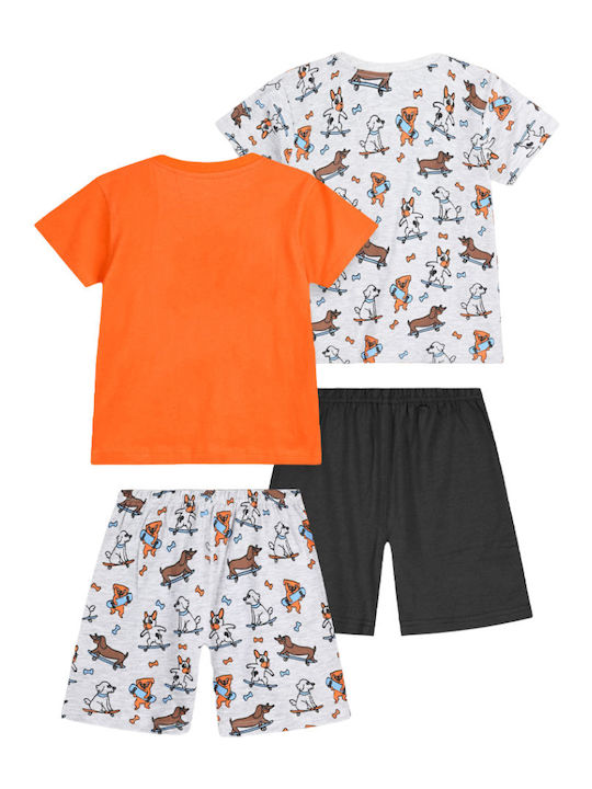 Energiers Детска пижама Лятна Carrot Too Cool Dog Skaters Energiers Детска пижама Лятна Carrot Too Cool Dog Skaters