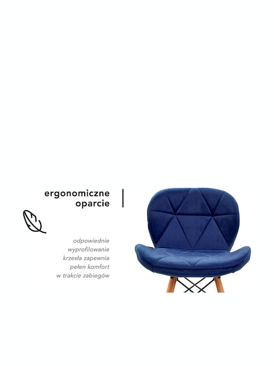 Chair Visitor in Blue Color 1pcs