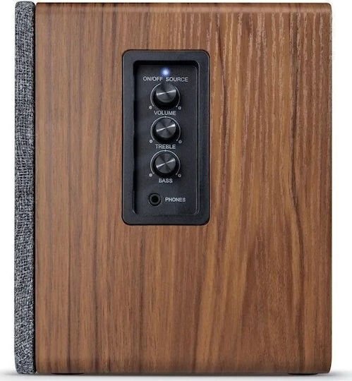 Wavemaster Base Aktive Lautsprecher 2 Anzahl von Fahrern 30W (Paar) Braun