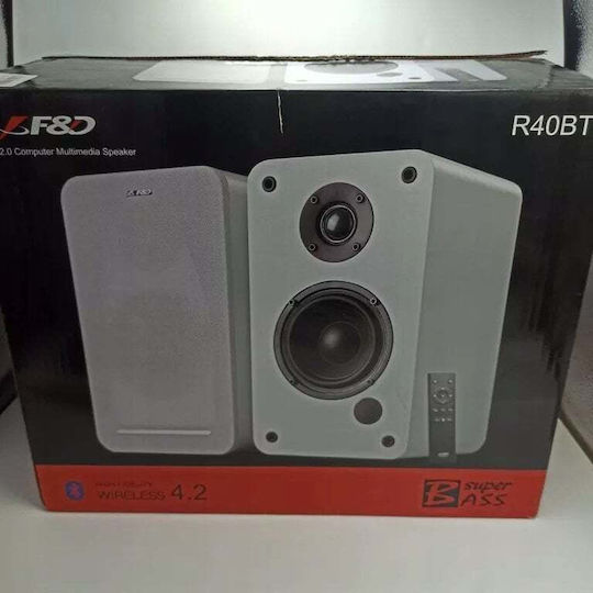 Fenda R40BT Αυτοενισχυόμενα Ηχεία με Bluetooth 60W (Ζεύγος) Μαύρα