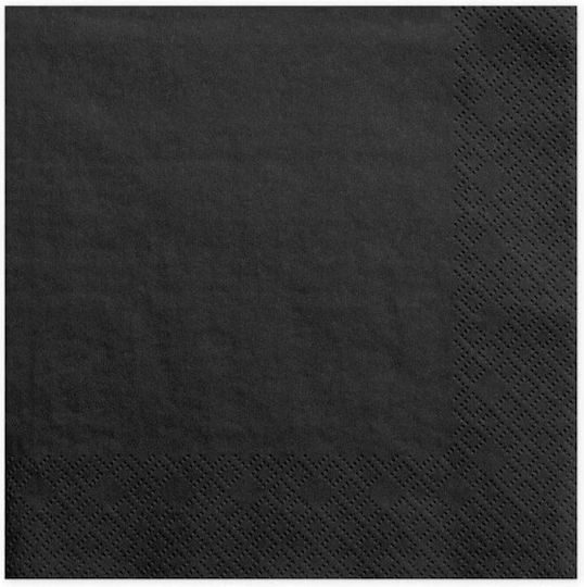 Hanke Tissue Napkins 1 Pack Black
