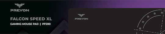 Preyon Falcon Speed XL Mouse Pad XXL (900mm) Μαύρο