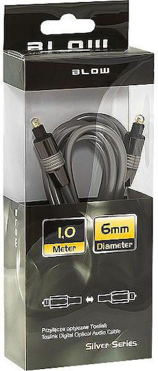 Blow Cablu Audio Optic TOS masculin - TOS masculin Gri 1m (DM-2149)