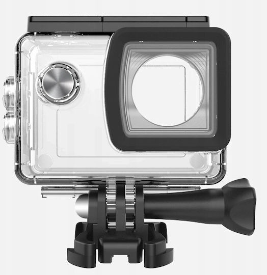 SJCAM SJ4000 Air Cameră De Acțiune 4K Ultra HD Impermeabilă (Cu Husă) Standard Cu Ecran 2" Și Wi-Fi Roșie