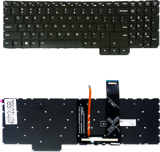 Laptop Keyboard for LENOVO LEGION 5-17ARH05H with Backlit and English (US) Layout