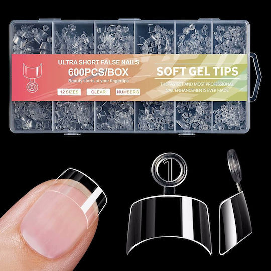 Nagelspitzen Transparent IS-8694