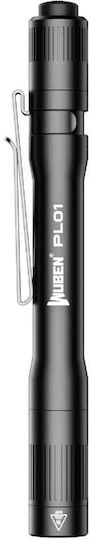 Wuben Rechargeable Flashlight LED IP68 with Maximum Brightness 650lm Black