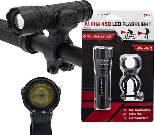 Mactronic Flashlight LED with Maximum Brightness 450lm Black