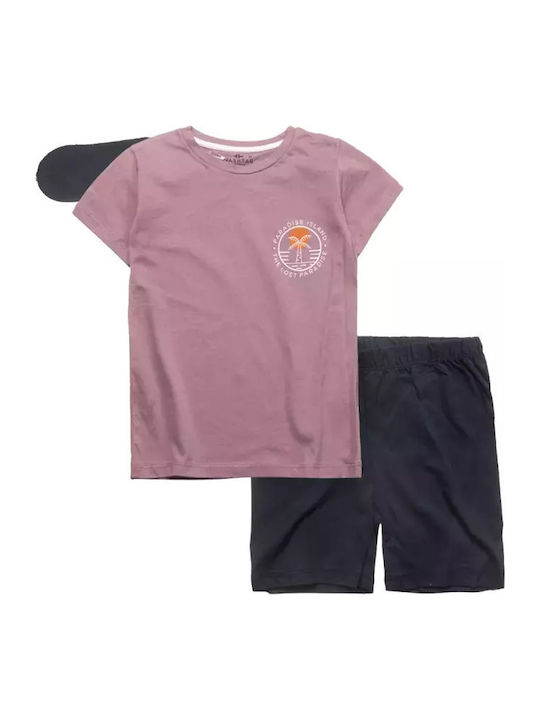 Hashtag Kids' Pajamas Summer Purple